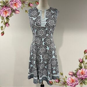 Liz Claiborne Floral Sleeveless mini Dress size‎ 4